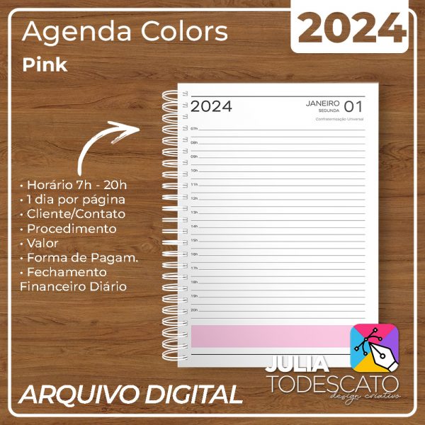 Agenda Colors Pink