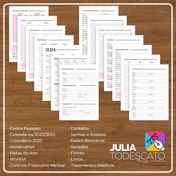 Agenda Colors Pink