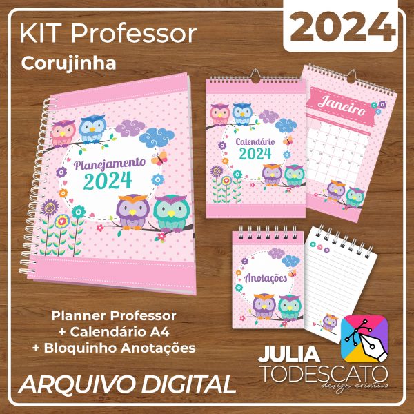 Arquivo Digital - KIT PROFESSOR 2024 | CORUJINHA