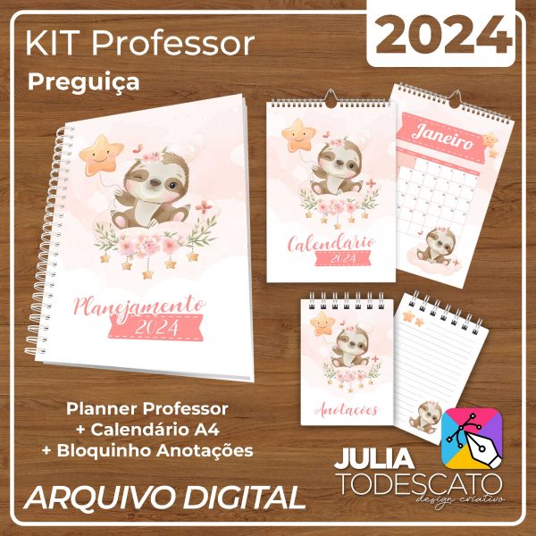Arquivo Digital - KIT PROFESSOR 2024 | PREGUIÇA