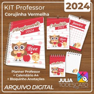 Arquivo Digital - KIT PROFESSOR 2024 | CORUJINHA VERMELHA