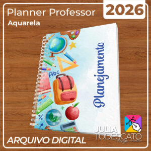 Arquivo Digital - Planner Professor 2026 | AQUARELA