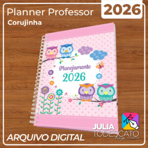 Arquivo Digital - Planner Professor 2026 | CORUJINHA