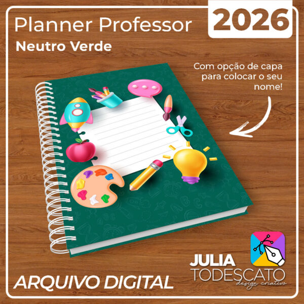 Arquivo Digital - Planner Professor 2026 | CLÁSSICO - Imagem 5