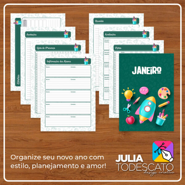 Arquivo Digital - Planner Professor 2026 | CLÁSSICO - Imagem 4