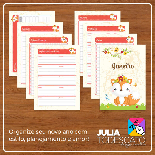 Arquivo Digital - Planner Professor 2026 | RAPOSINHA - Imagem 4